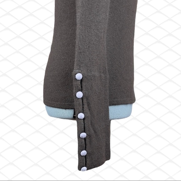 𝅺UO HWR Women’s Wool Angora Cashmere Blend Turtleneck Sweater Size S Brown - Picture 4 of 7